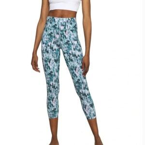 Sweaty Betty Super Sculpt 7/8 Length Leggings in Blue X Ray Floral Size Small